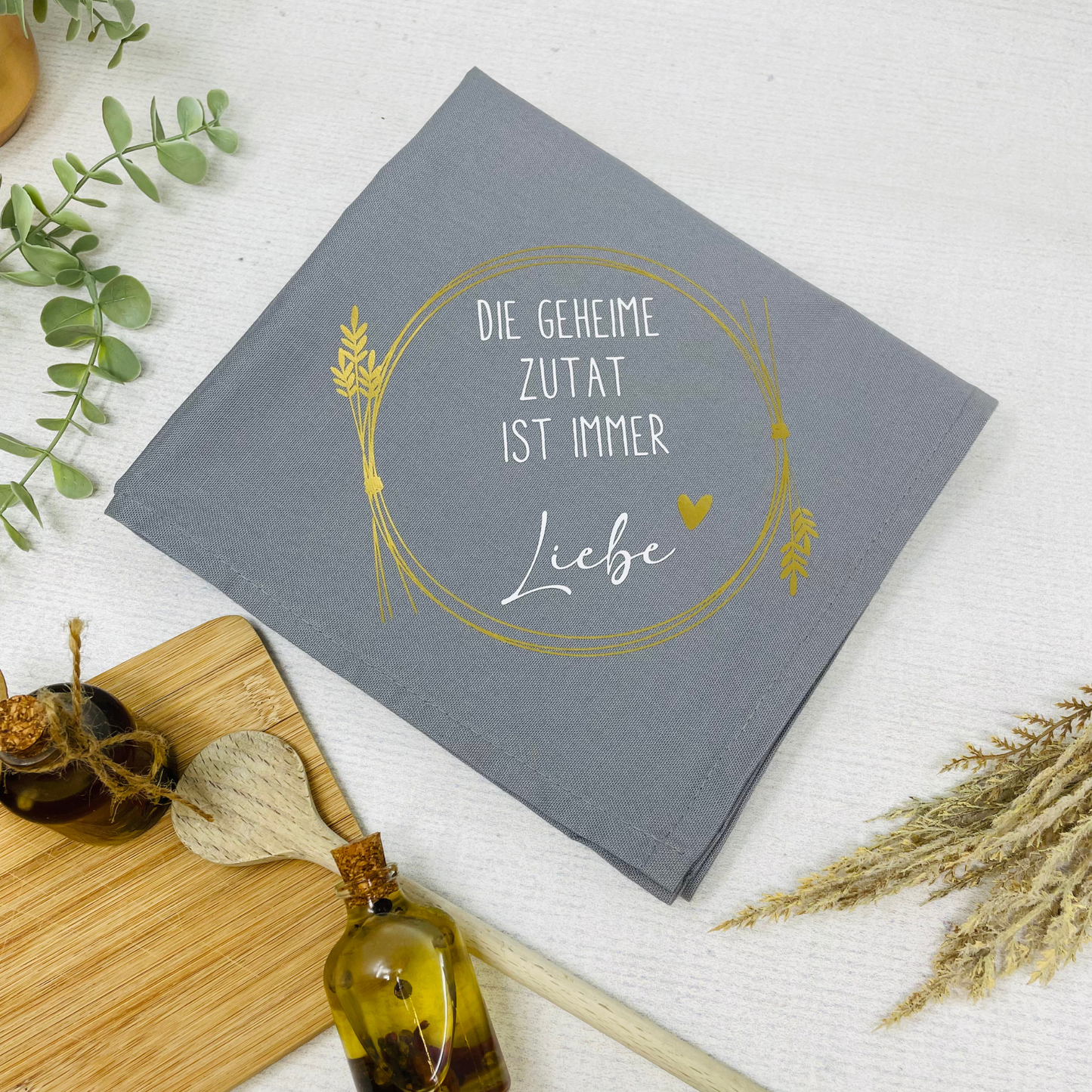 Personalisiertes Geschirrtuch – Stilvolles Küchentuch aus 100 % Baumwolle