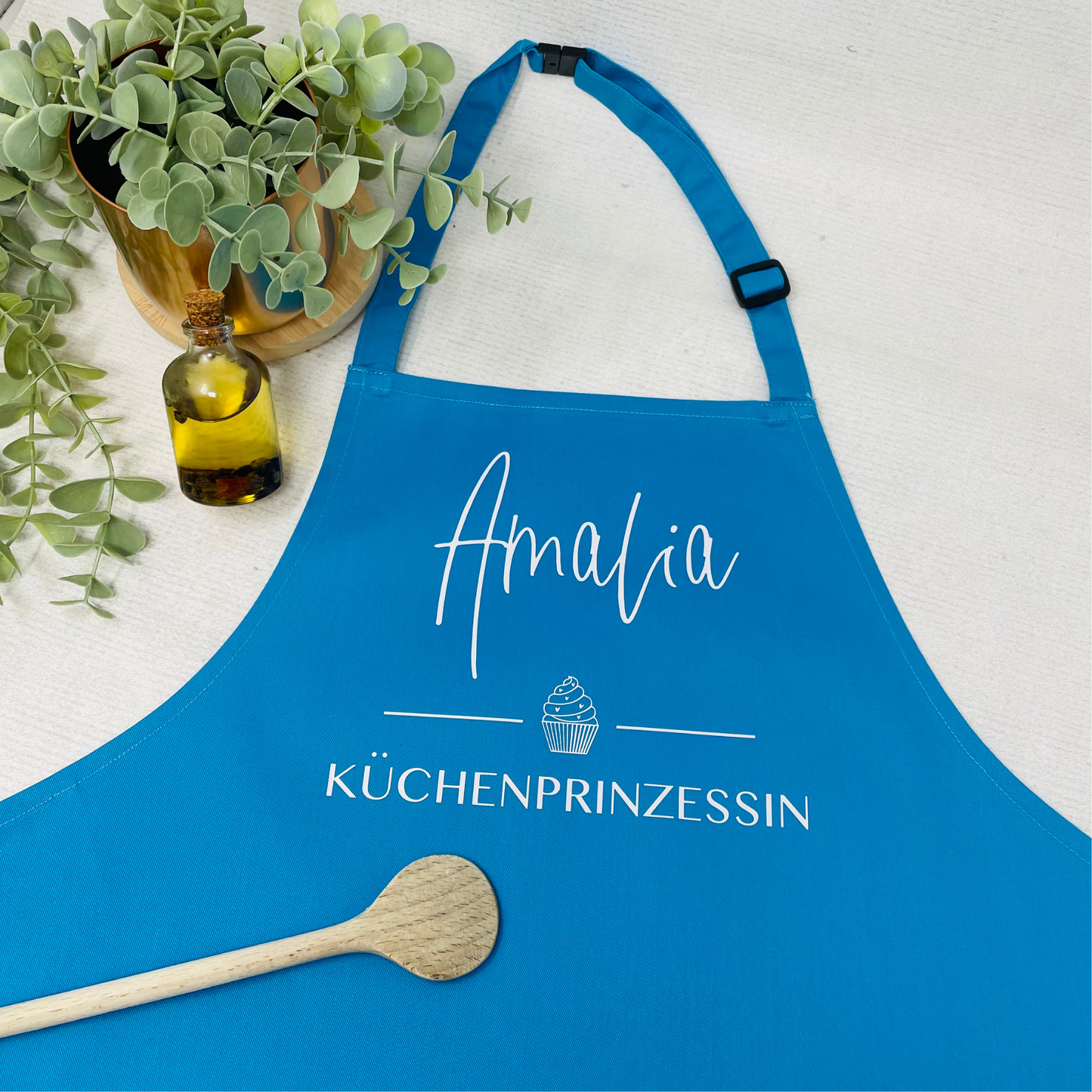 Personalisierte Schürze für Kinder & Erwachsene mit Cupcake und Namen