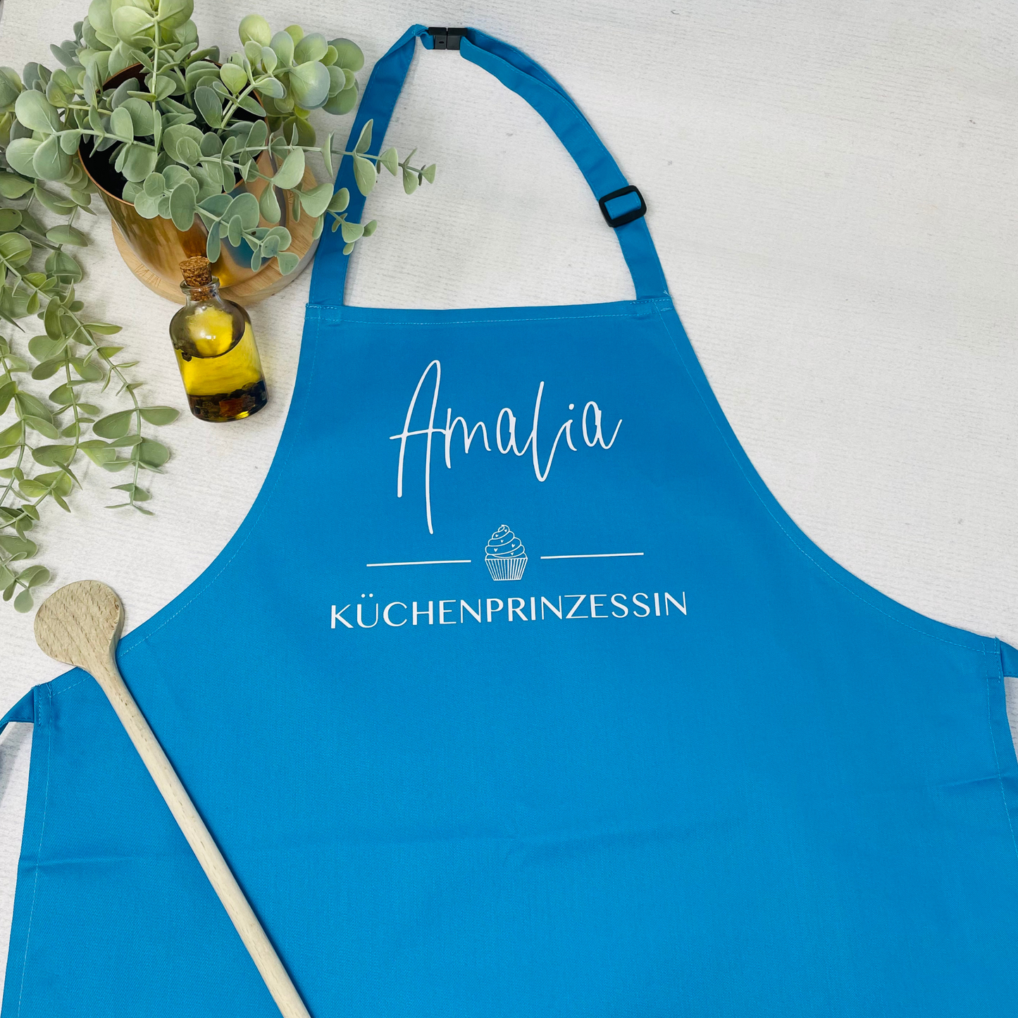 Personalisierte Schürze für Kinder & Erwachsene mit Cupcake und Namen