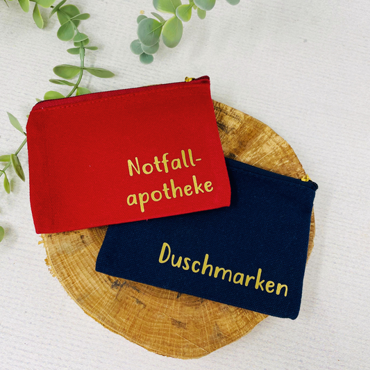 kleiner Geldbeutel - Mini Mäppchen - Duschmünzen Brötchengeld - Klimper und Kleingeld - Maut Geld Münzen Tasche