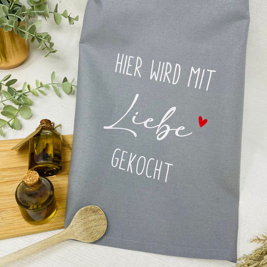 Personalisiertes Geschirrtuch – Stilvolles Küchentuch aus 100 % Baumwolle