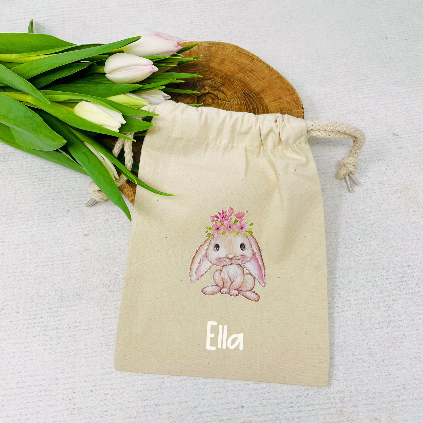 personalisierter Beutel für Ostern - ideal als kleine Geschenkverpackung, für Süßigkeiten oder Geld - verschiedene Designs mit Namen