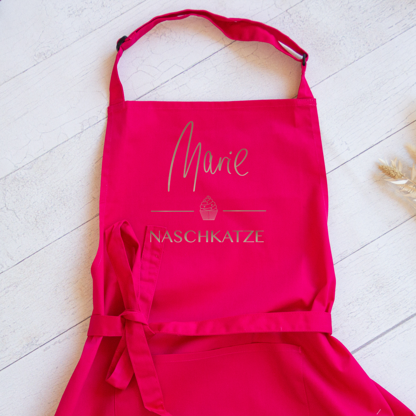 Personalisierte Schürze für Kinder & Erwachsene mit Cupcake und Namen