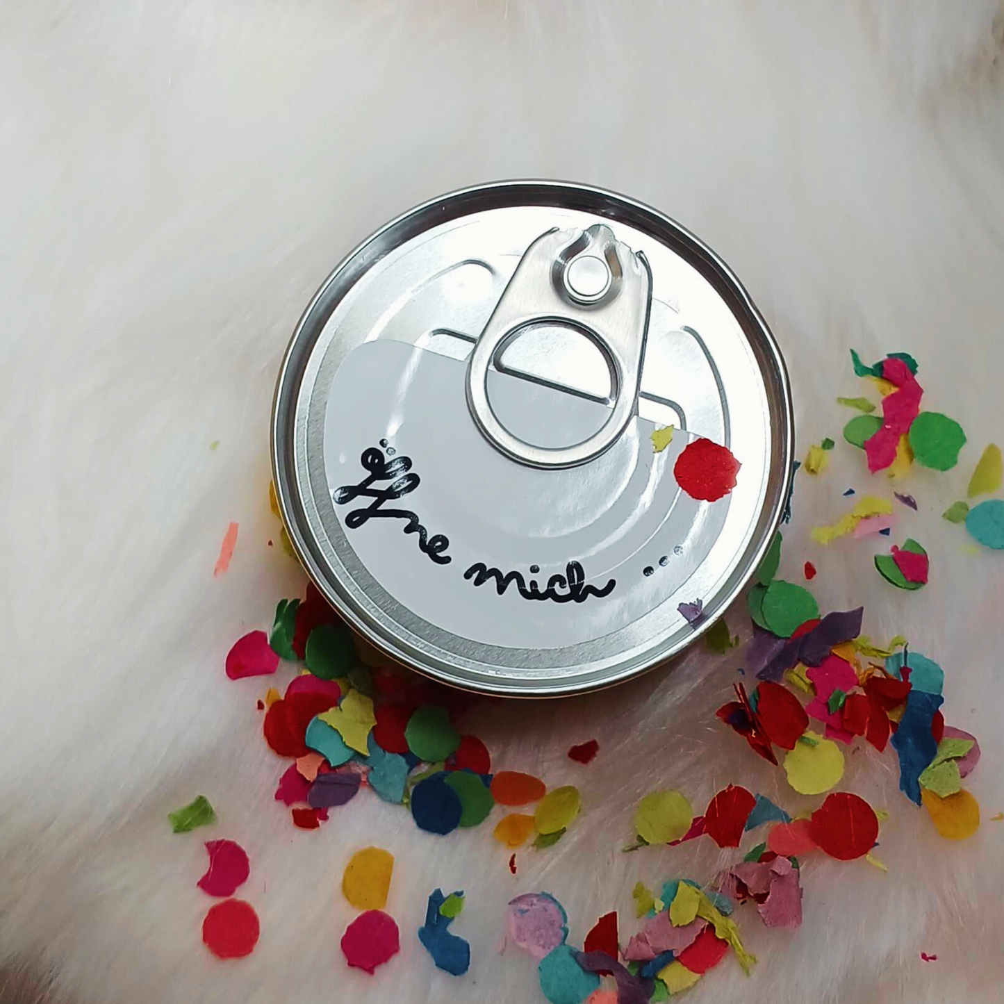 Patentante Patenonkel fragen-witzige Idee - Konfetti - Godi Päter fragen -Schwangerschaft verkünden - Willst du meine Patentante sein - Dose