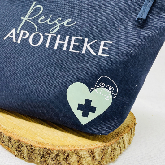 Personalisierte Kosmetiktasche  – Perfekt als Reiseapotheke Design Wohnwagen