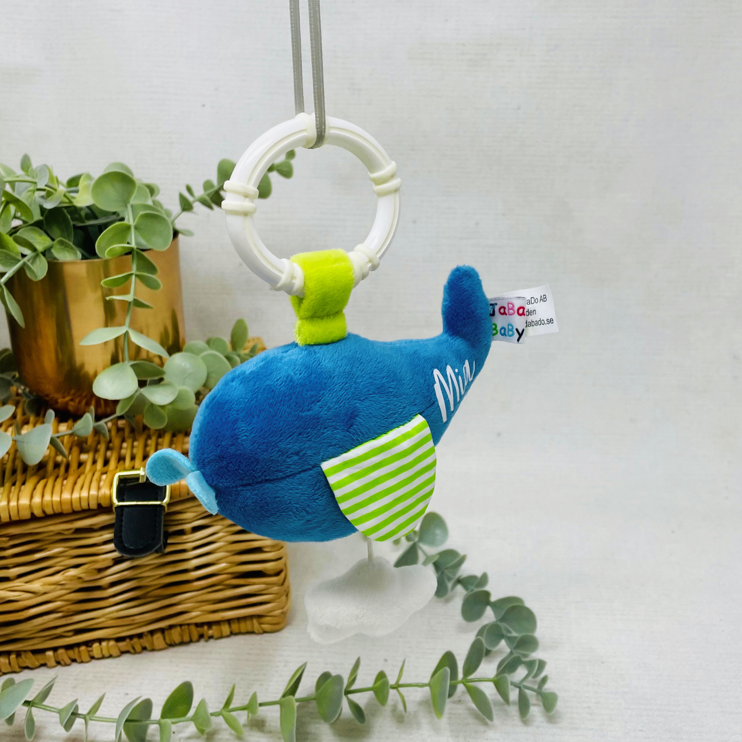 Personalisierte Spieluhr "Flugzeug" – Ein liebevolles Geschenk zur Geburt