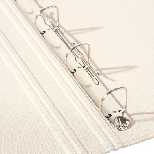 Rezeptordner aus Leinen Gugelhupf – Stilvolle Aufbewahrung für deine Lieblingsrezepte