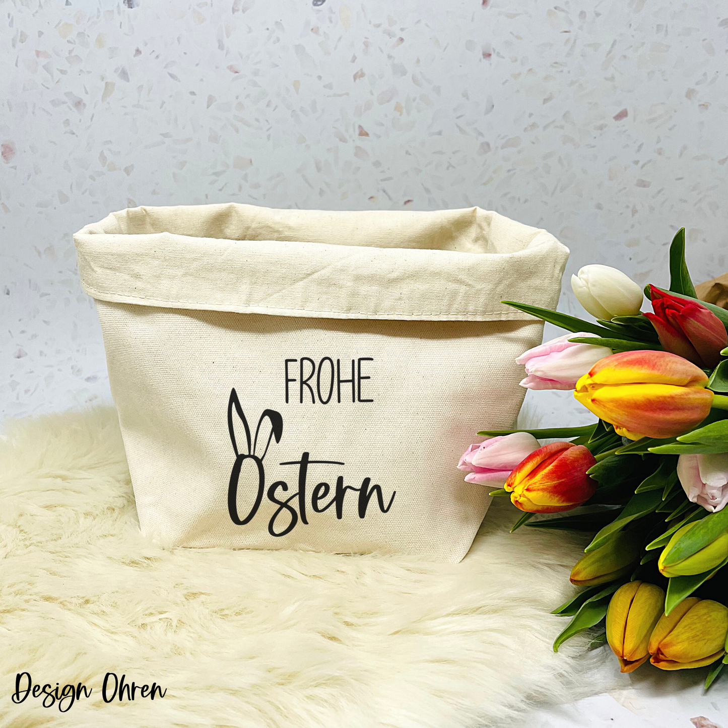 Brotkorb Brötchenkorb - Ostern - Osterkörbchen - verschiedene Designs zur Auswahl - Utensilo - Alternative zum Osterkorb