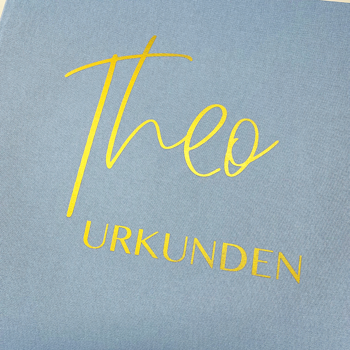 Ordner Leinen - Dokumente Urkunden personalisiert, Schule, Kita,Mappe für Urkunden,Dokumente - rosa, grau, sand, blau - Schulanfang Geschenk