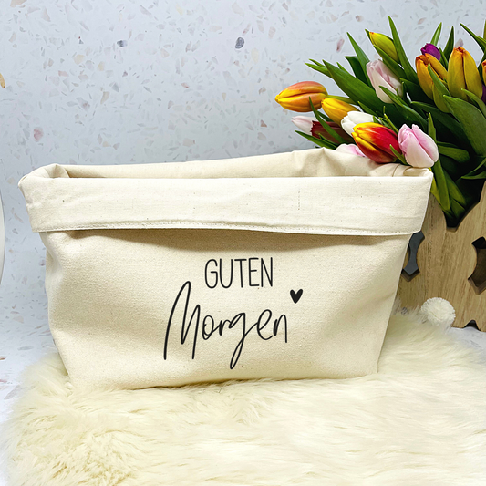 Brotkorb Brötchenkorb - Frühstück - Brunch - Geschenk Einladung - verschiedene Designs zur Auswahl - Utensilo - nachhaltig