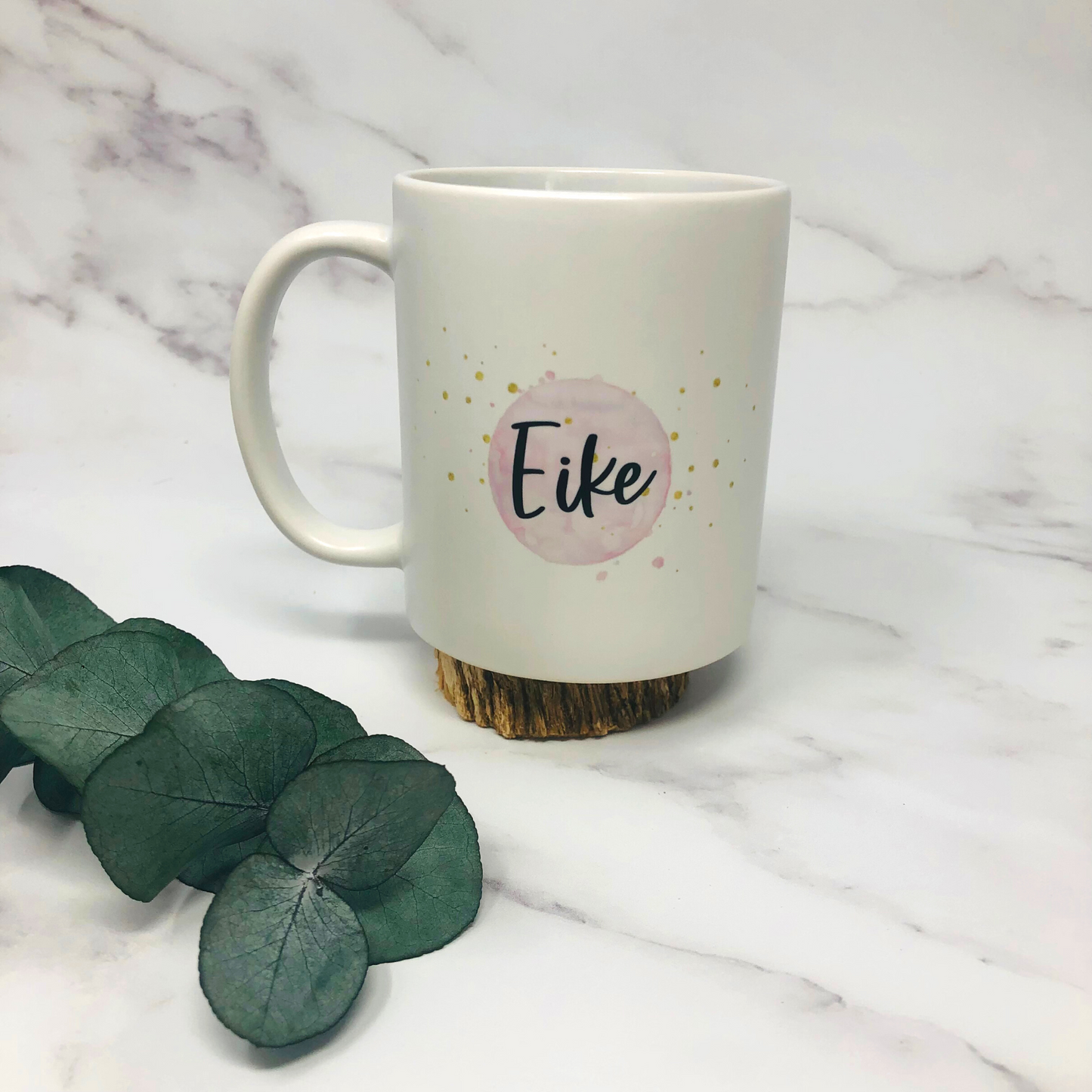 Tasse Hebamme mit Herz rosa - personalisiert - Geschenk Dankeschön für die Hebamme - Kaffeetasse mit Namen