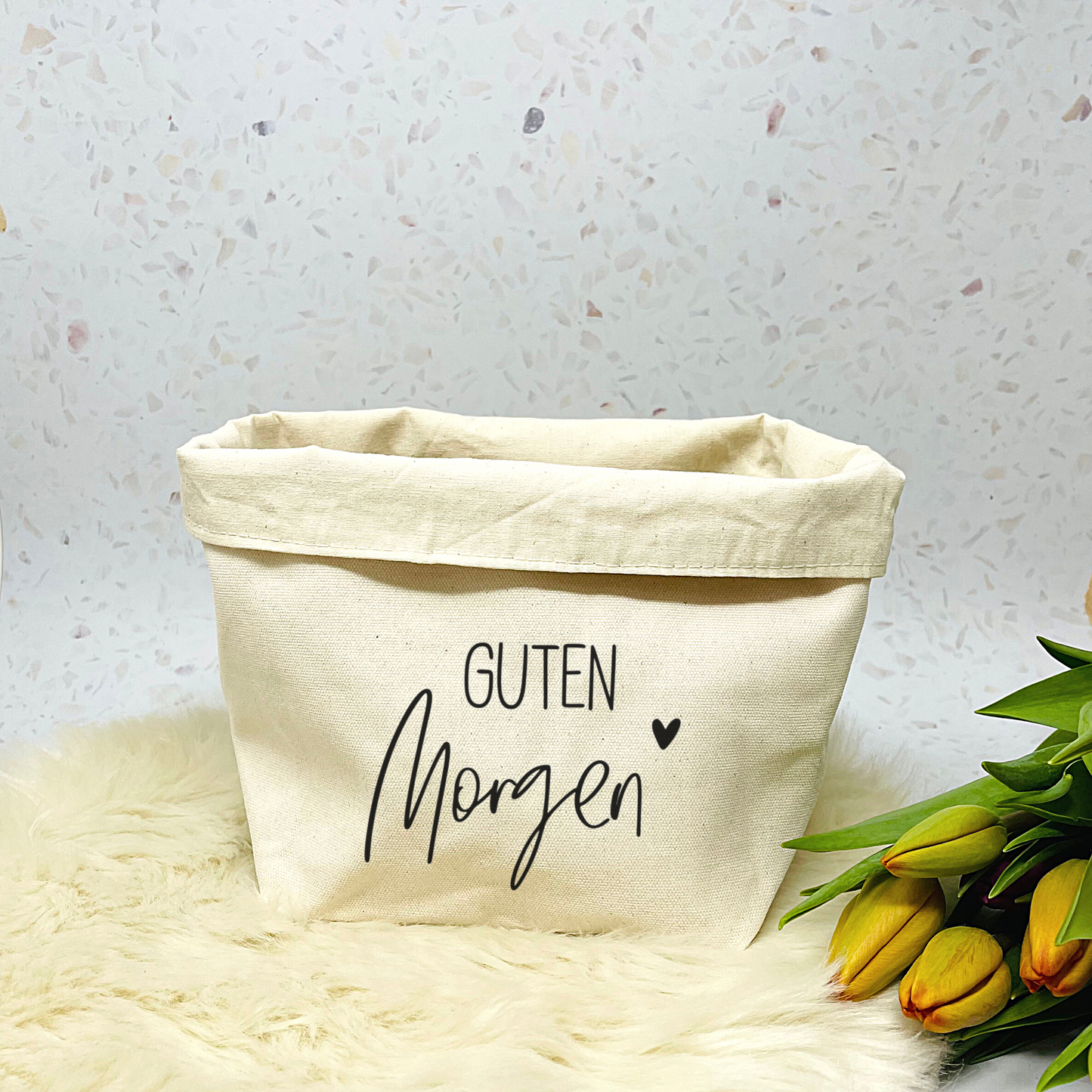 Brotkorb Brötchenkorb - Frühstück - Brunch - Geschenk Einladung - verschiedene Designs zur Auswahl - Utensilo - nachhaltig