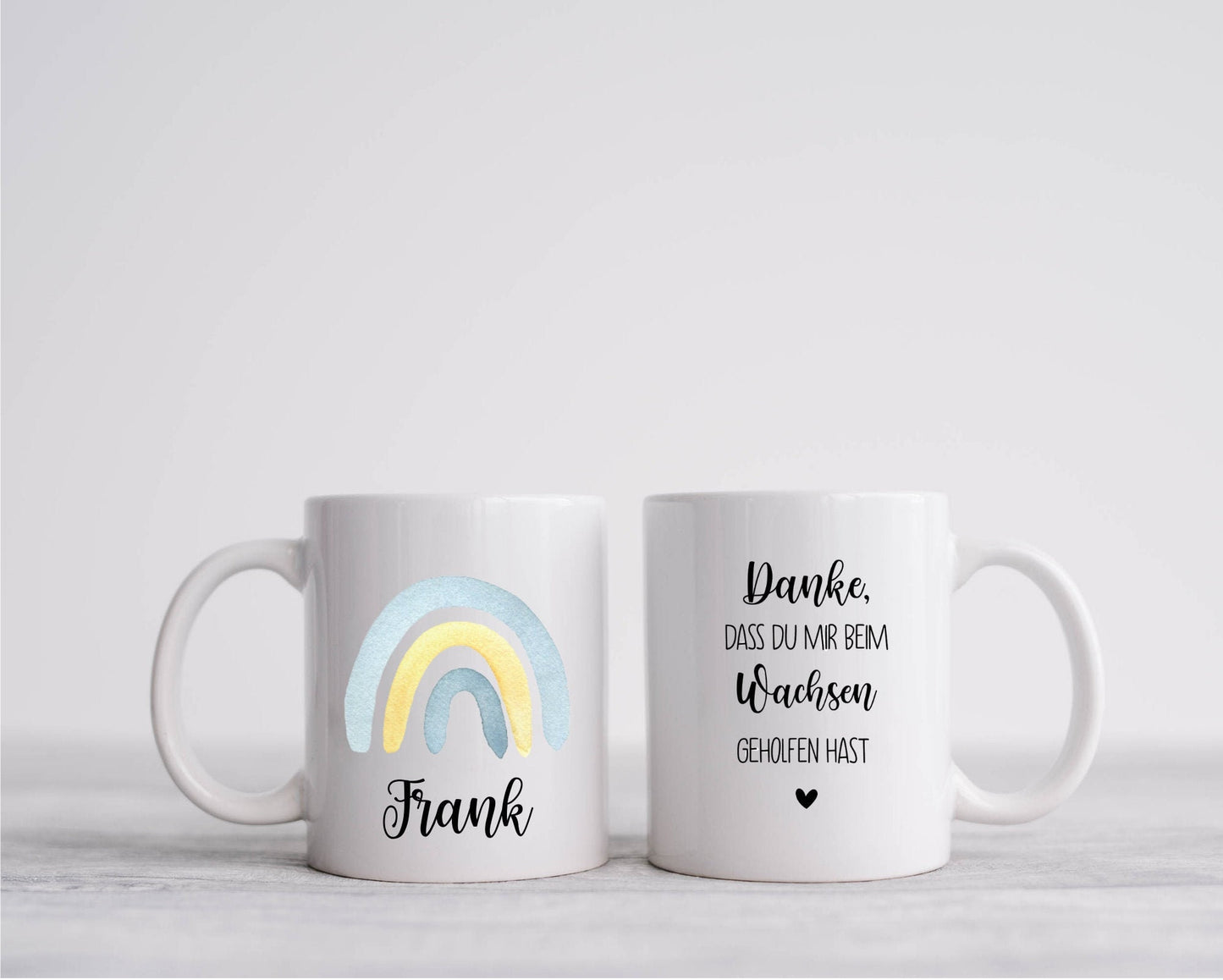 Tasse Danke dass du mir beim Wachsen geholfen hast - Abschiedsgeschenk Kindergarten - Geschenk Erzieherin Tagesmutter