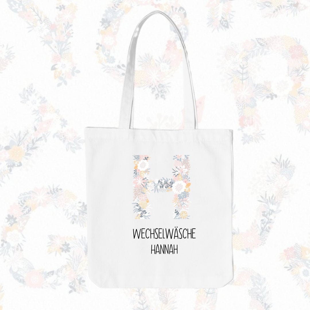 Wechselkleidung Tasche Kindergarten - personalisiert - schöne Designs für Mädchen