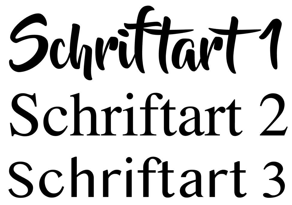 Tannenbaum Besteckhalter Set für Weihnachten aus Filz - personalisiert mit Namen - perfekt als Platzkarte - Design Sterne