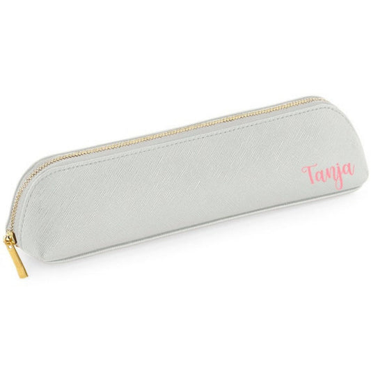 Personalisiertes Mäppchen mit Namen | personalisierte Kosmetiktasche | Lehrergeschenk | Stifte Etui | Kosmetikbeutel | 3 Farben