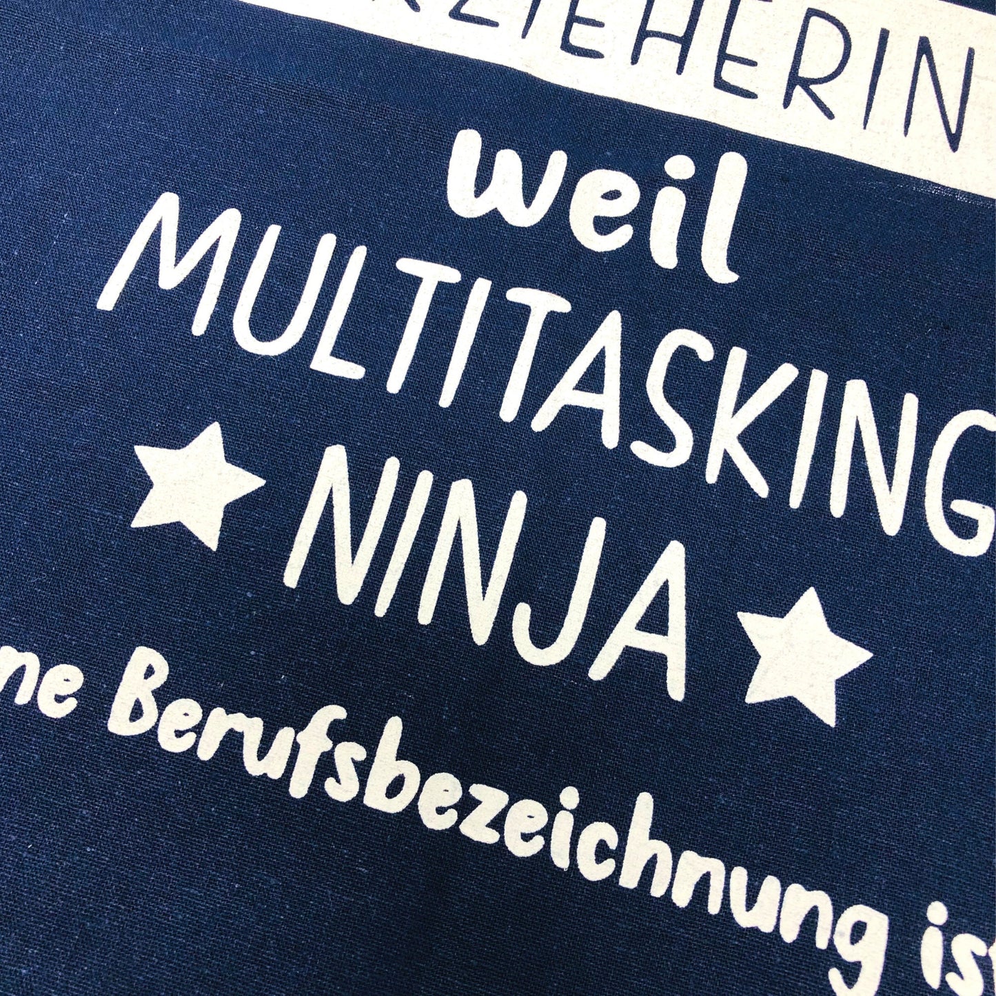 Baumwolltasche Stofftasche für den Erzieher / die Erzieherin - verschiedene Farben - Dankeschön - Abschiedsgeschenk Kita