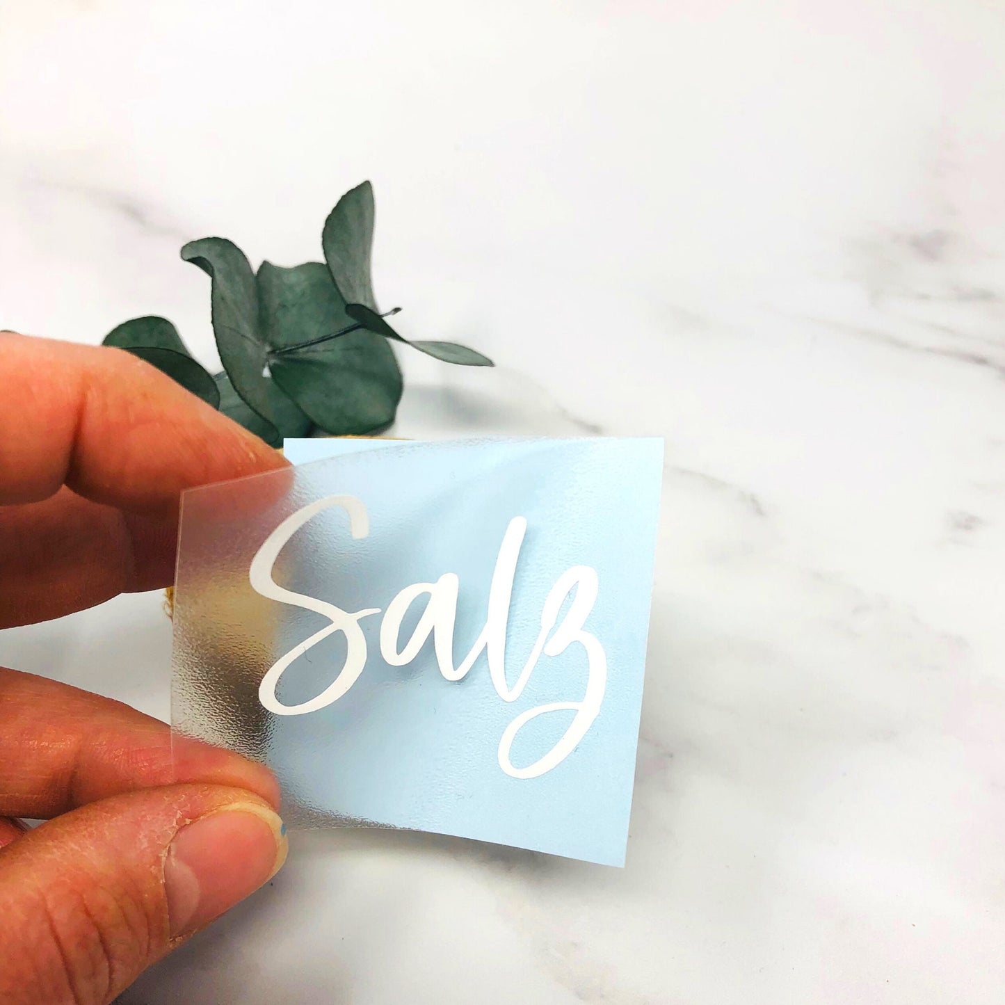 Aufkleber Set - verschiedene Farben - Sticker für den Küchenschrank - Selbstgemachtes - Badezimmer - Ordnung - 3er oder 5er Set