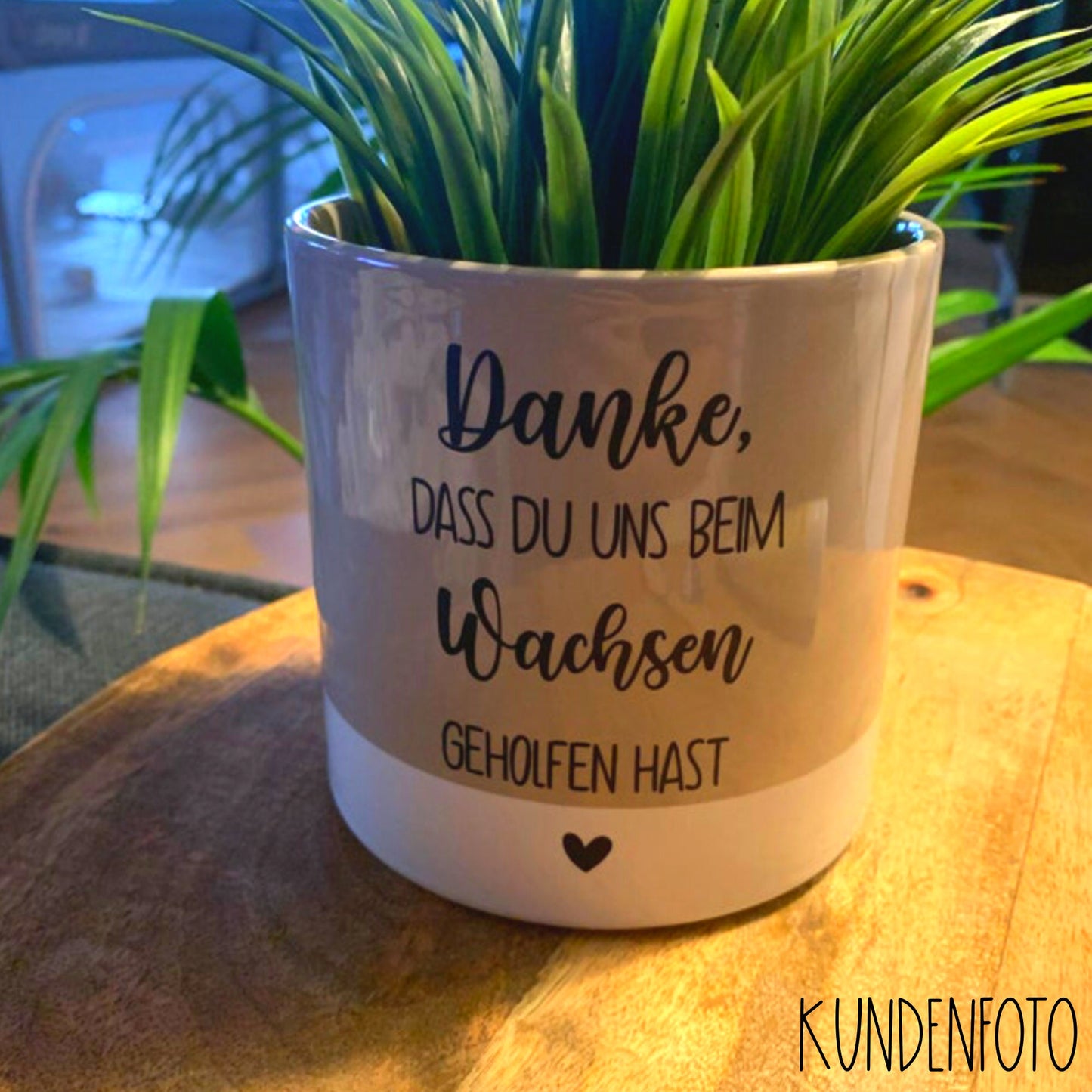 Thank you for helping us grow - Aufkleber für den Blumentopf - Erzieher Geschenk, Danke für Kindergarten ENGLISCHE VERSION