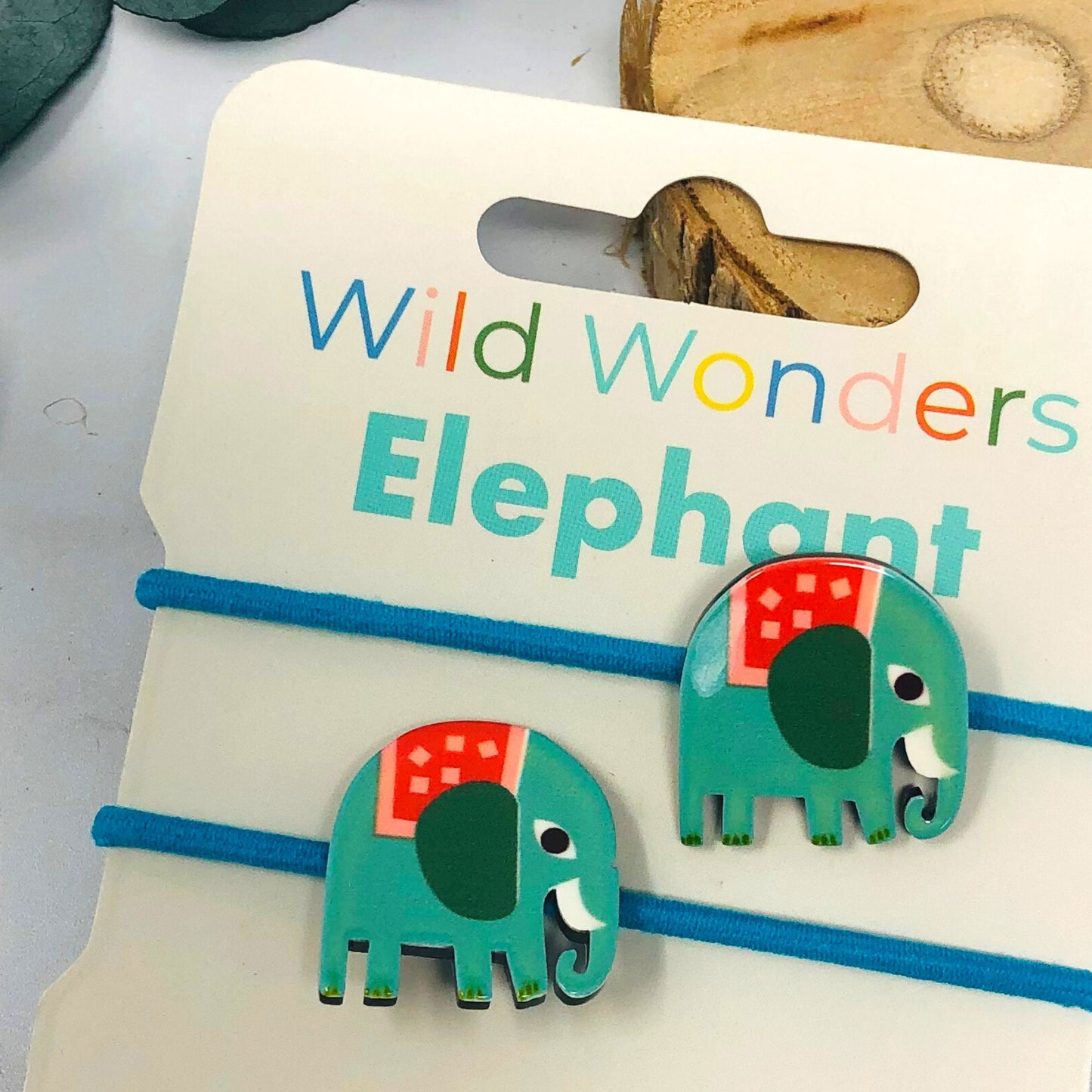 Haargummis Elefant - tolle Ergänzung zu unseren Schmucketuis - 2er Pack - Geschenk Mädchen