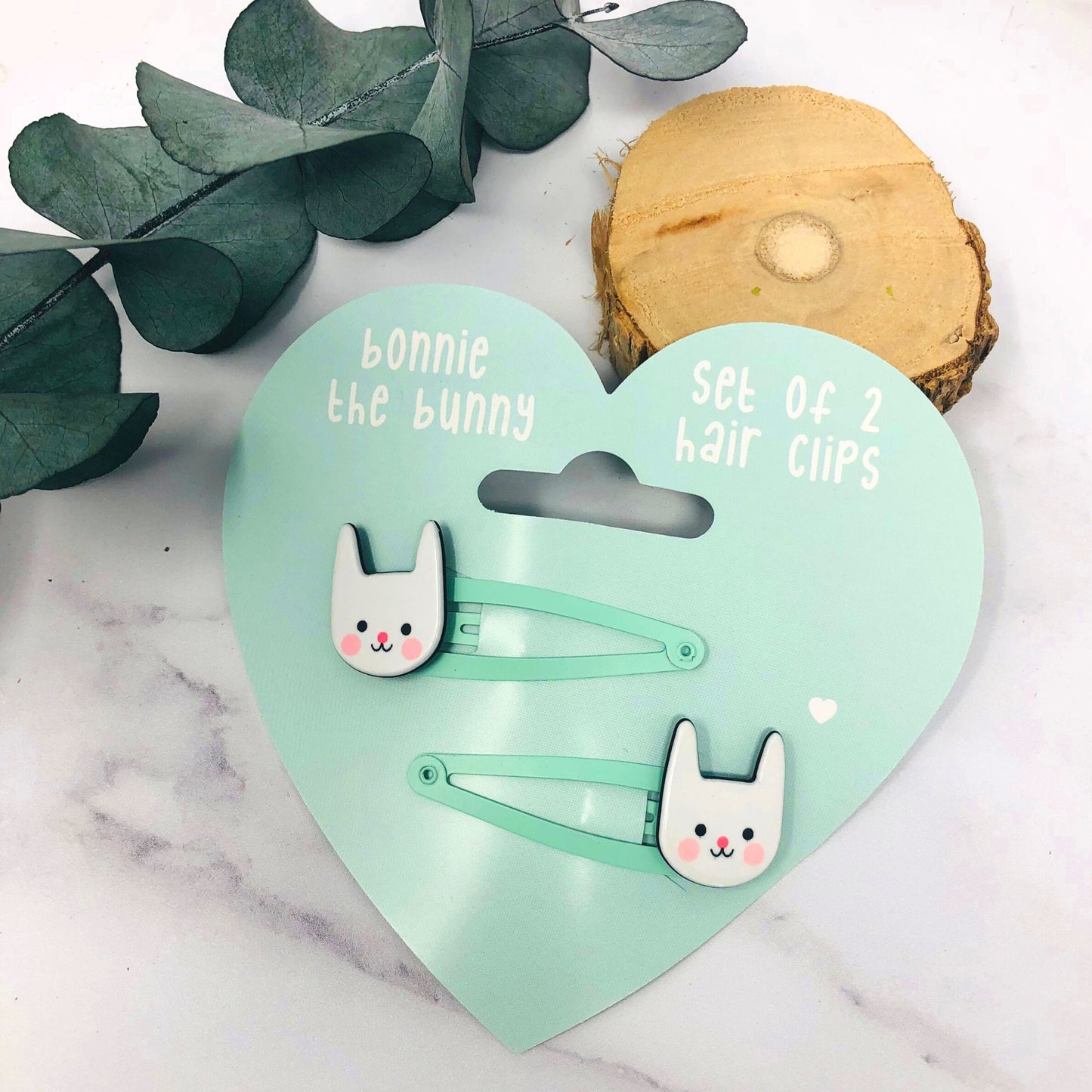 Haarspangen Set Hase - Bunny - Haarspängchen Mädchen - Geschenk Einschulung - Geburtstag