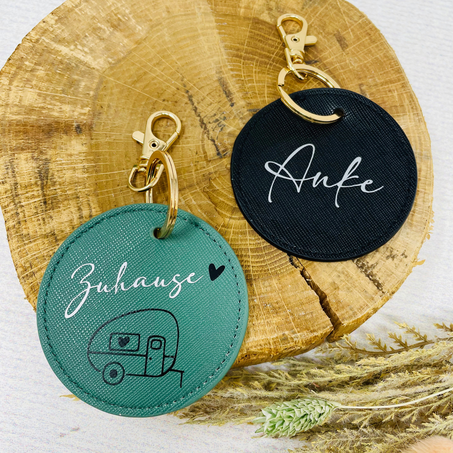 Personalisierter Schlüsselanhänger im Wohnwagen-Design – Dein "Zuhause" für unterwegs