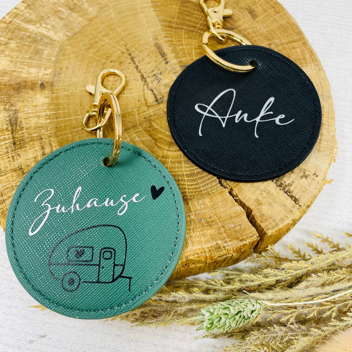 Personalisierter Schlüsselanhänger im Wohnwagen-Design – Dein "Zuhause" für unterwegs